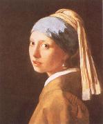 VERMEER VAN DELFT, Jan Girl with a Pearl Earring Spain oil painting artist